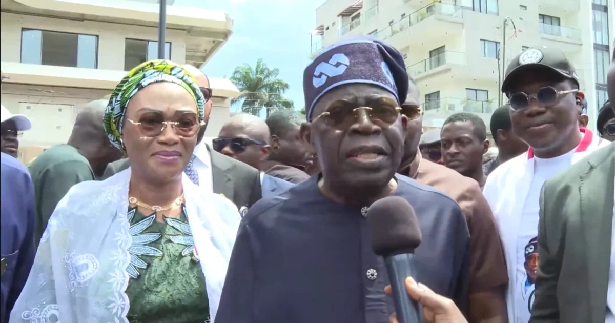 Tinubu and Wife Vote in APC Primary in Lagos