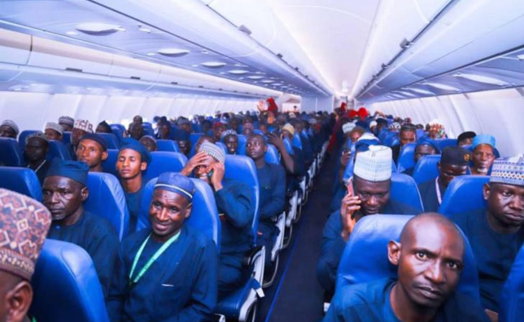 Over 2,000 Pilgrims Back Home as NAHCON Airlift Operations Continue