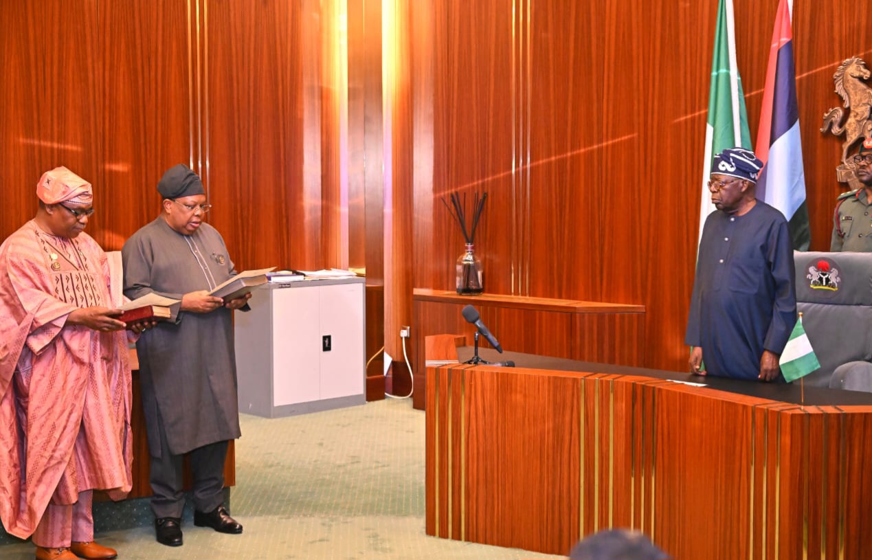 Tinubu Swears In New Ministers for Power and Foreign Affairs