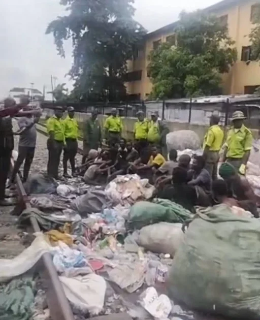 Lagos Catches 15 People Selling Used Plastics to Food Vendors