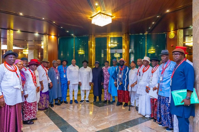 Ijaws and Urhobos Meet President Tinubu on Warri Federal Constituency Issues