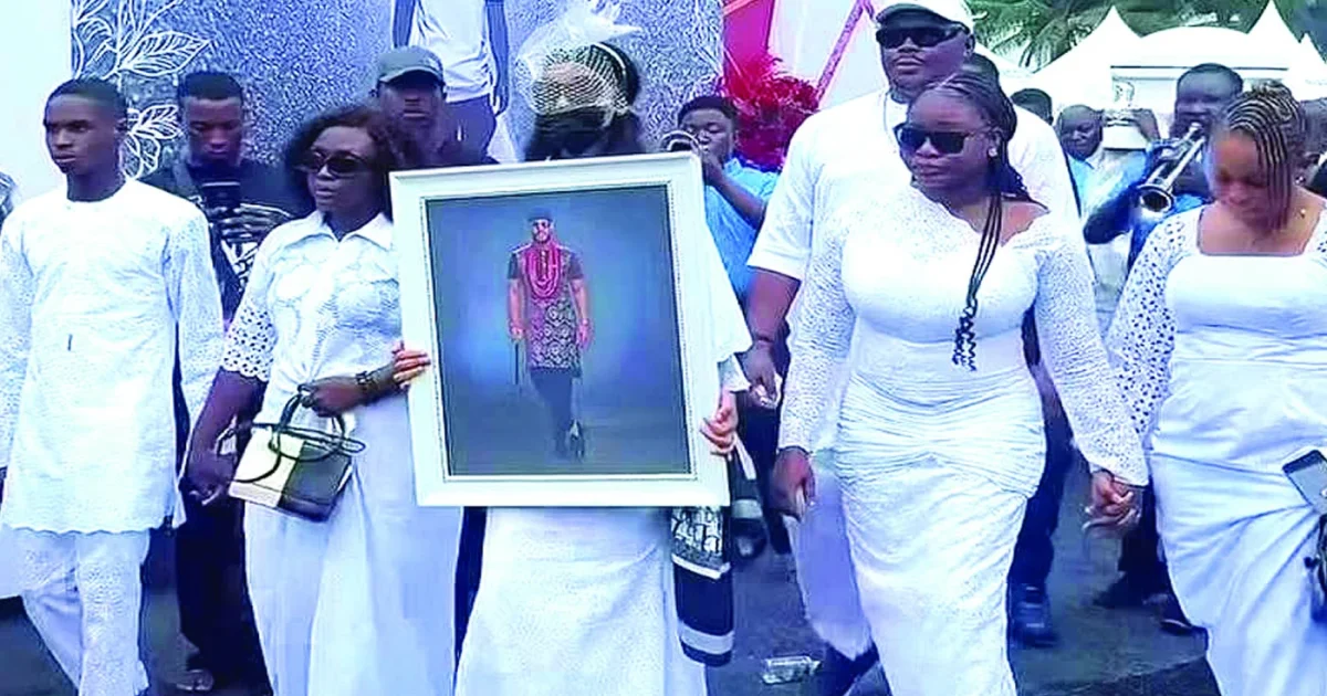 Fans React to Pregnancy Rumor at Alex Ekubo's Burial