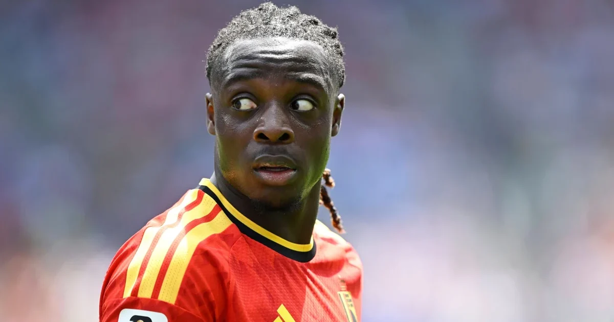 Doku out of Belgium's World Cup game against Iran
