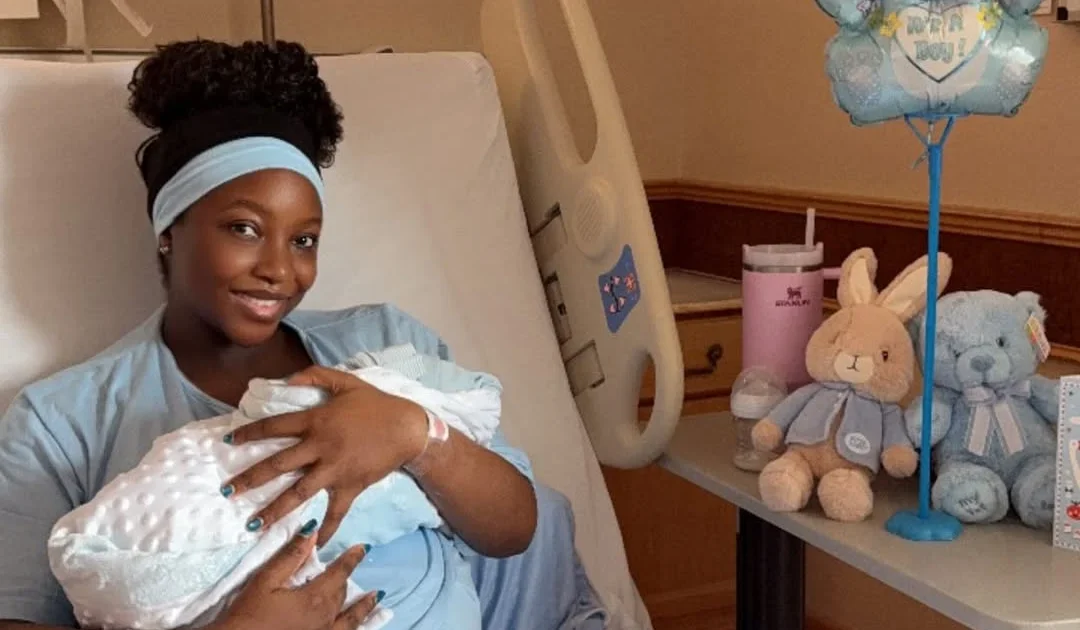 Ini Okojie Celebrates Birthday and Welcomes Baby Boy