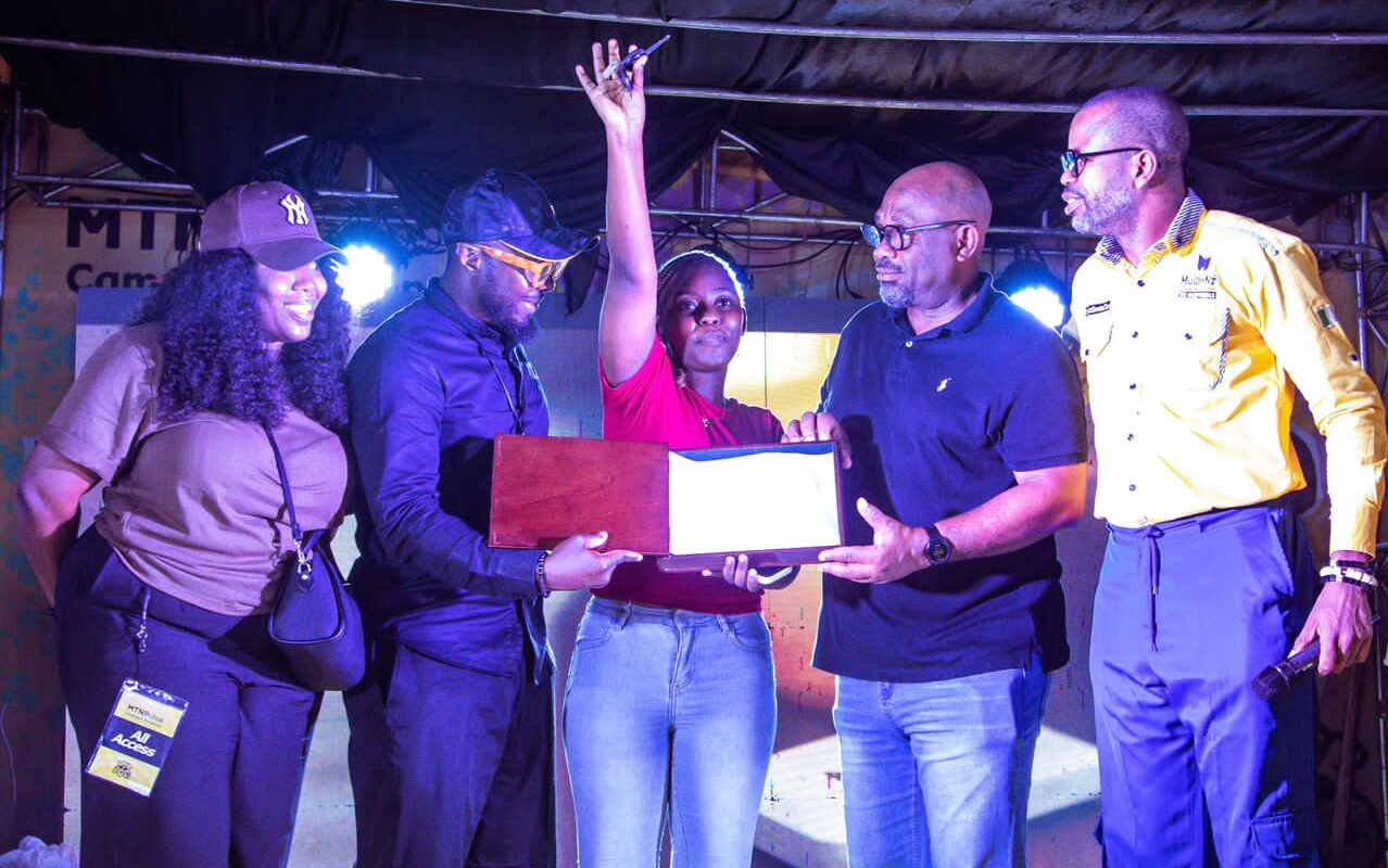 DELSU student wins car at MTN event