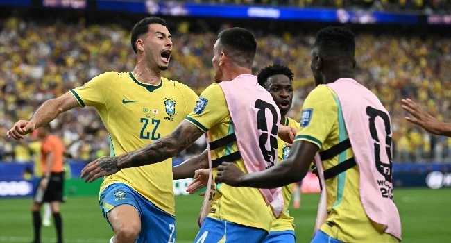 Brazil beats Japan 2-1 to move to World Cup knockout stage